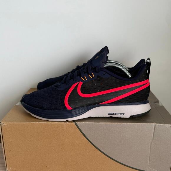 Nike Zoom Strike 2 Navy Blue/White Women Running Sneakers - SZ 8.5 - Picture 4 of 9